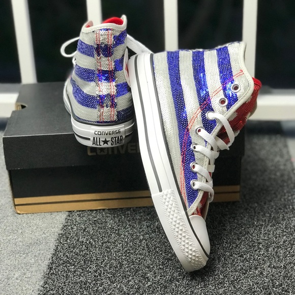 NWT Converse Ctas HI Silver/Elect W AUTHENTIC - Picture 3 of 8